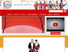 Tablet Screenshot of global-costume.com